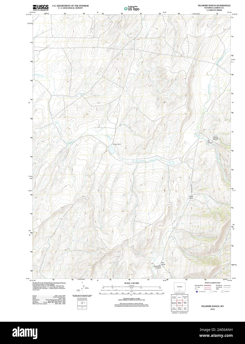 Map of fillmore Cut Out Stock Images & Pictures Alamy