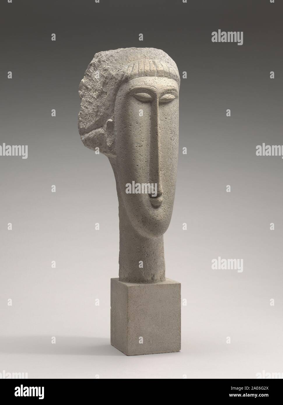 Head of a Woman; 1910/1911 Amedeo Modigliani, Head of a Woman, 1910