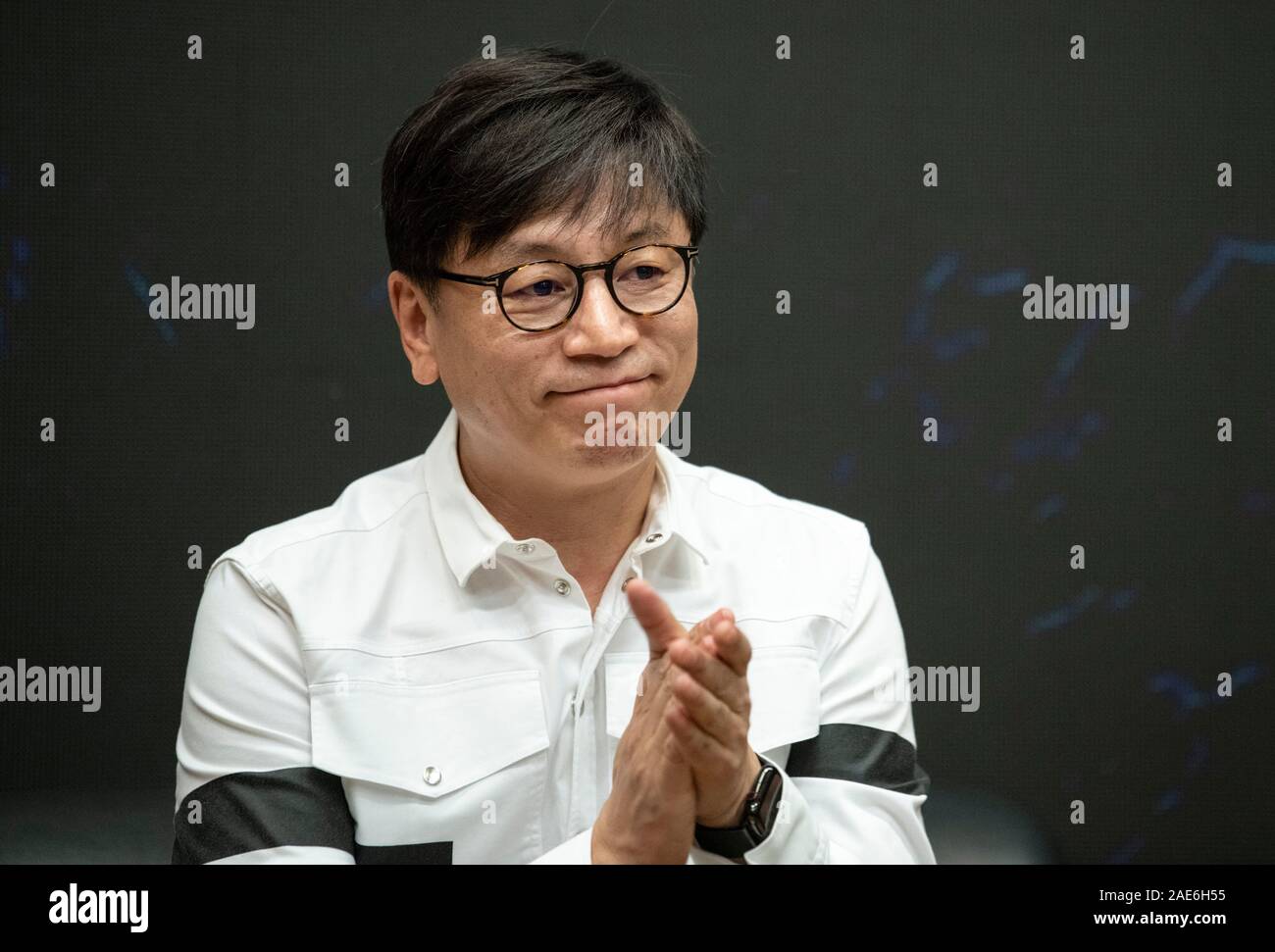 South korean film director and screenwriter hi-res stock photography