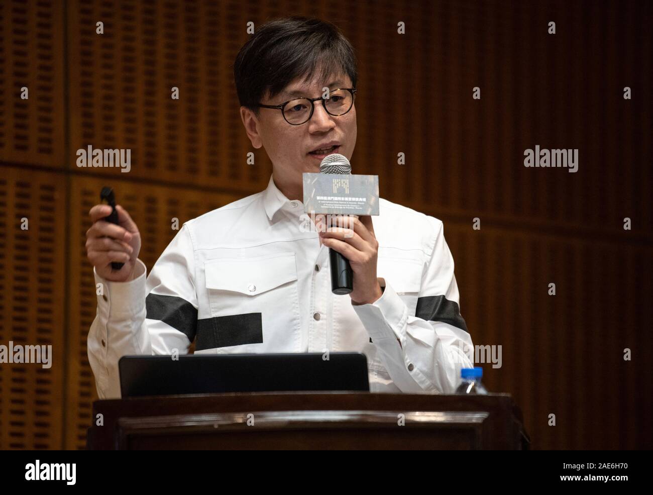 South korean film director and screenwriter hi-res stock photography