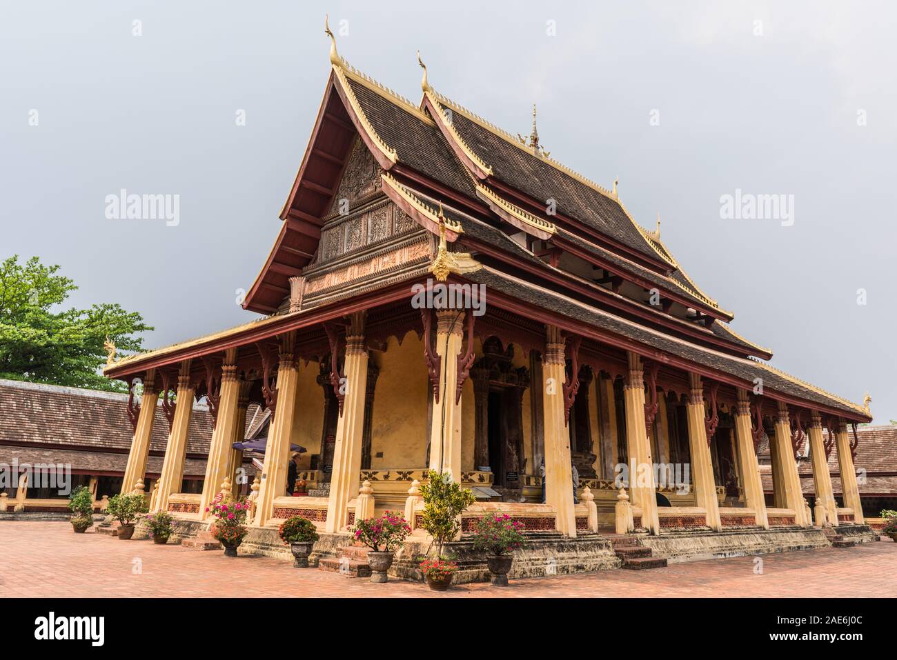 Sisaket Temple, Vientiane, laos, Asia. Stock Photo