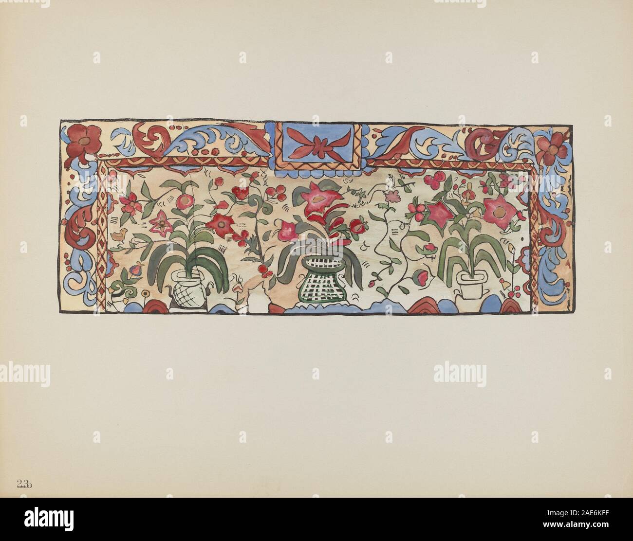 Print Plate 23 from Spanish Colonial Designs of New Mexico portfolio ...