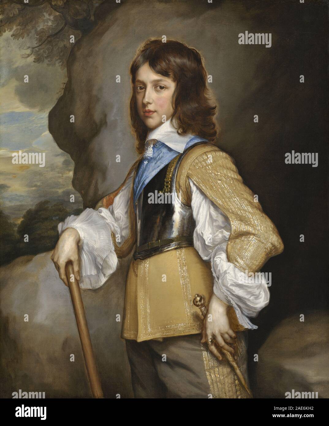 Henry, Duke of Gloucester; c. 1653 Adriaen Hanneman, Henry, Duke of Gloucester, c 1653 Stock Photo
