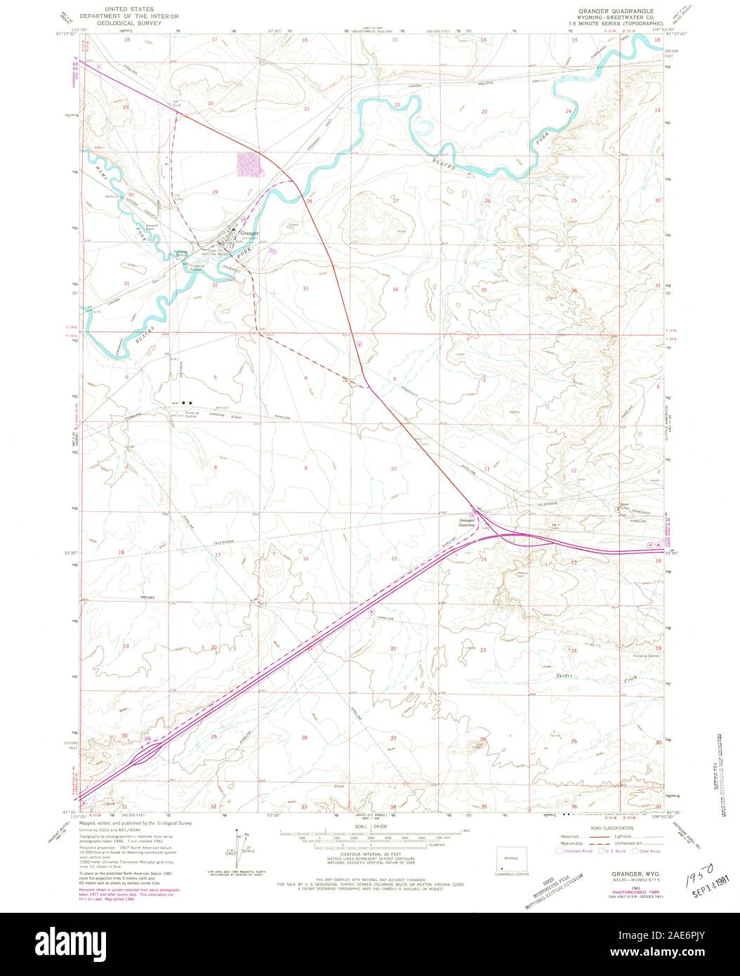 Map of granger hires stock photography and images Alamy