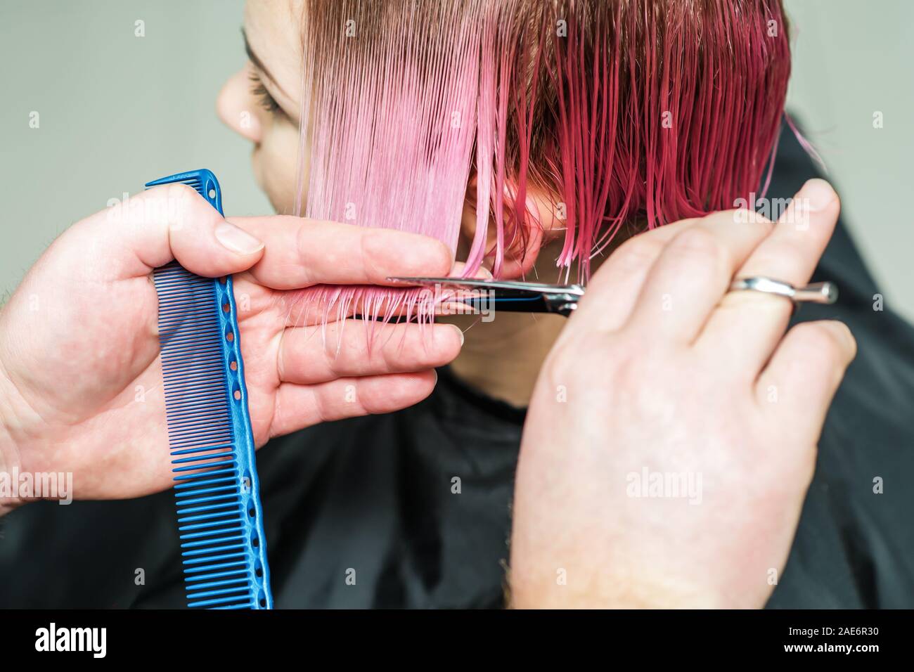 Pink Hair Tips Stock Photos Pink Hair Tips Stock Images Alamy