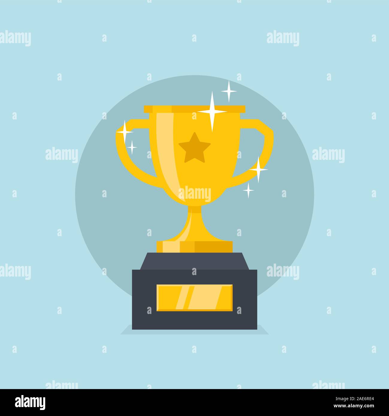 Golden trophy cup Stock Vector Image & Art - Alamy