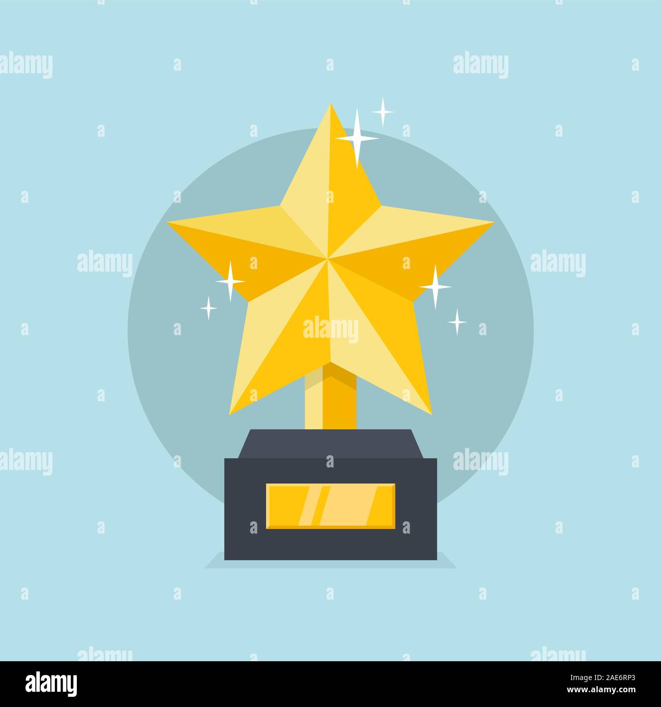 Golden star trophy Stock Vector Image & Art - Alamy