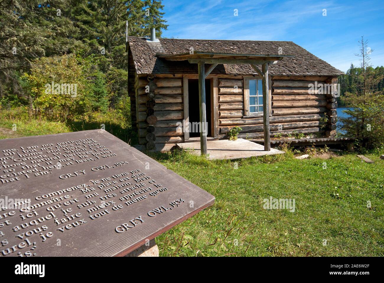 Grey Owl S Cabin On Ajawaan Lake Prince Albert National Park