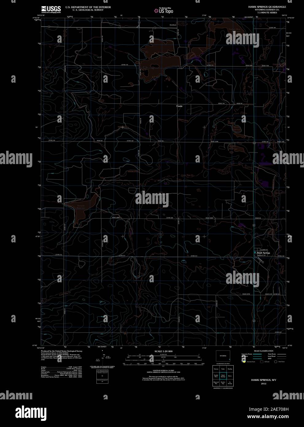 Hawk springs map hires stock photography and images Alamy