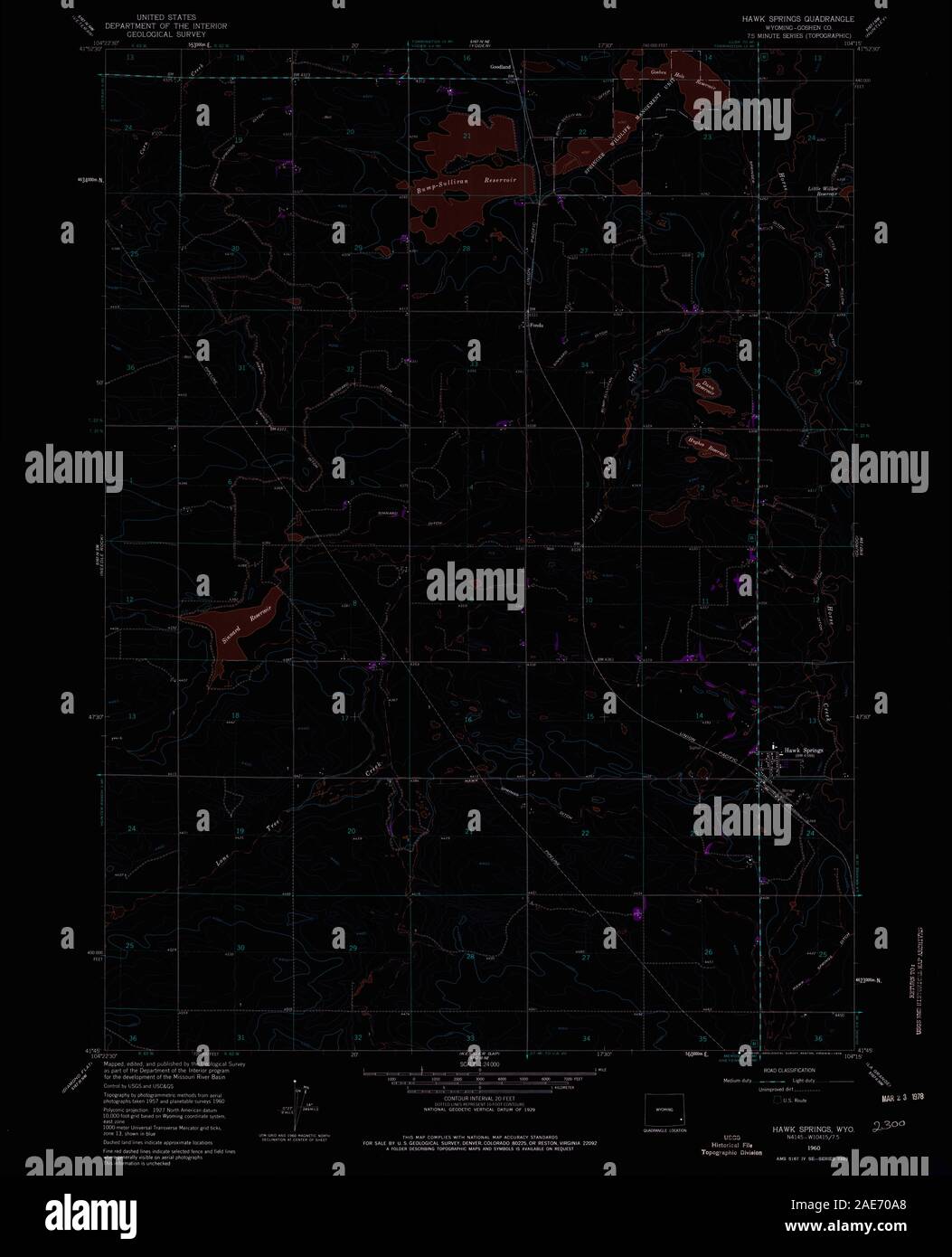 Hawk springs map hires stock photography and images Alamy