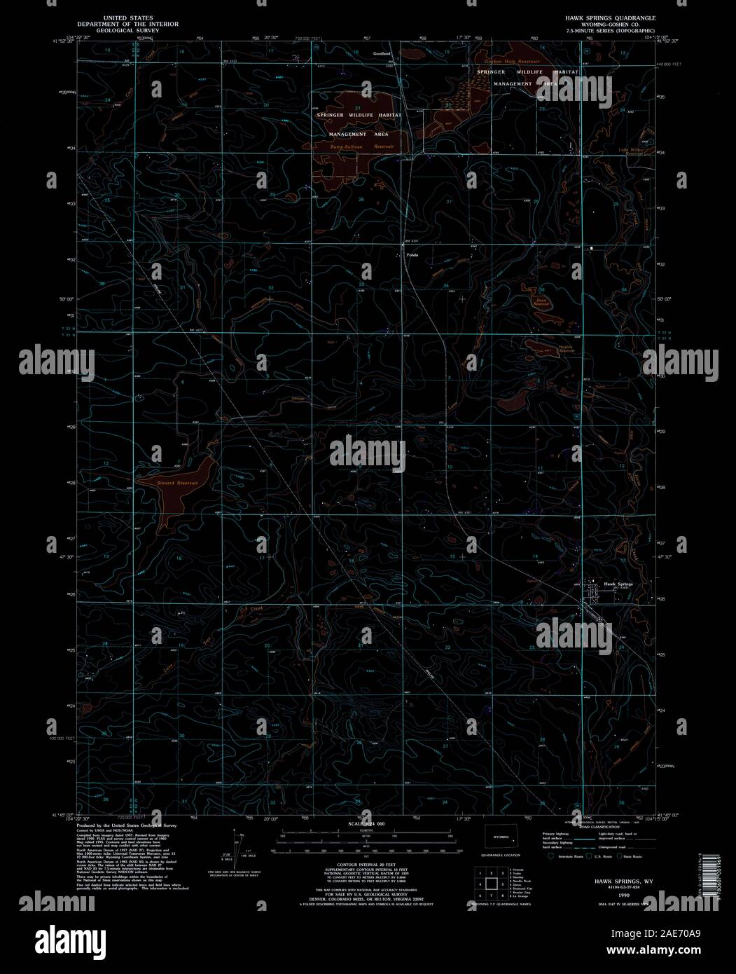 Map of hawk springs hires stock photography and images Alamy