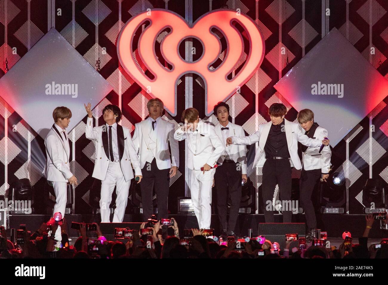 December 6, 2019, Los Angeles, California, U.S: JIN, SUGA, J-HOPE, RM ...