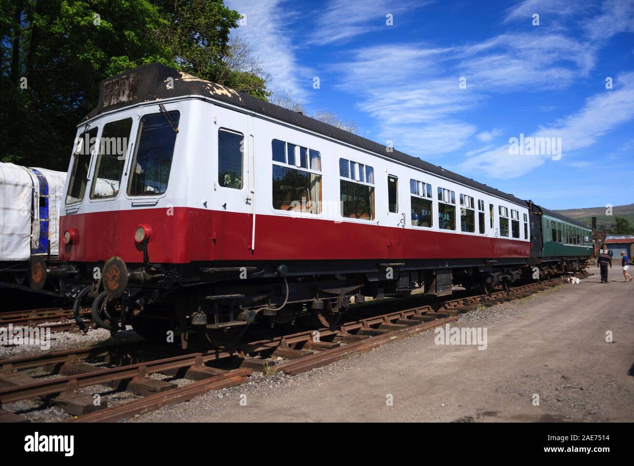 Diesel Multiple Unit Stock Photo