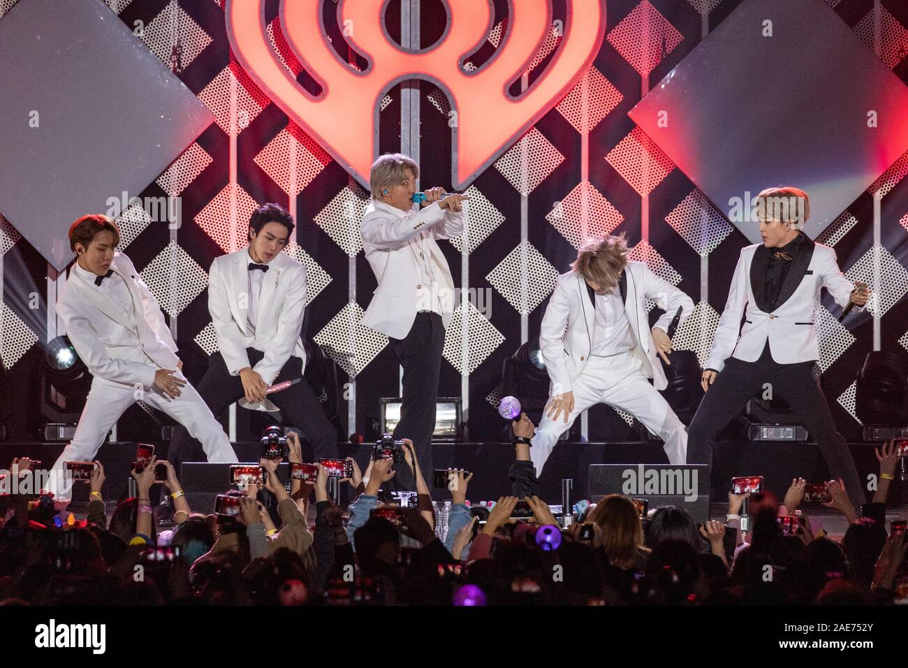 December 6, 2019, Los Angeles, California, U.S: JIN, SUGA, J-HOPE, RM ...