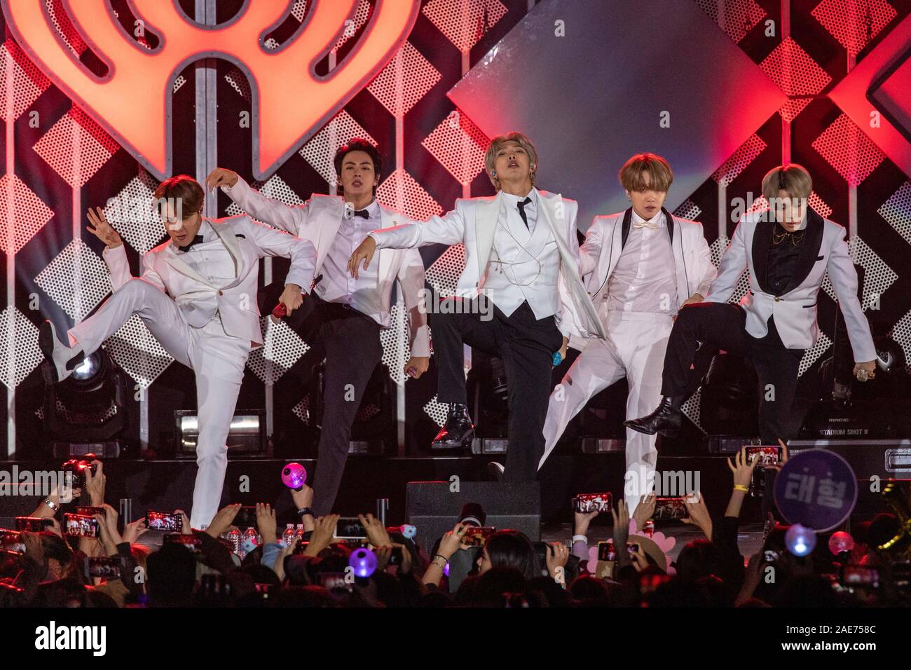December 6, 2019, Los Angeles, California, U.S: JIN, SUGA, J-HOPE, RM ...