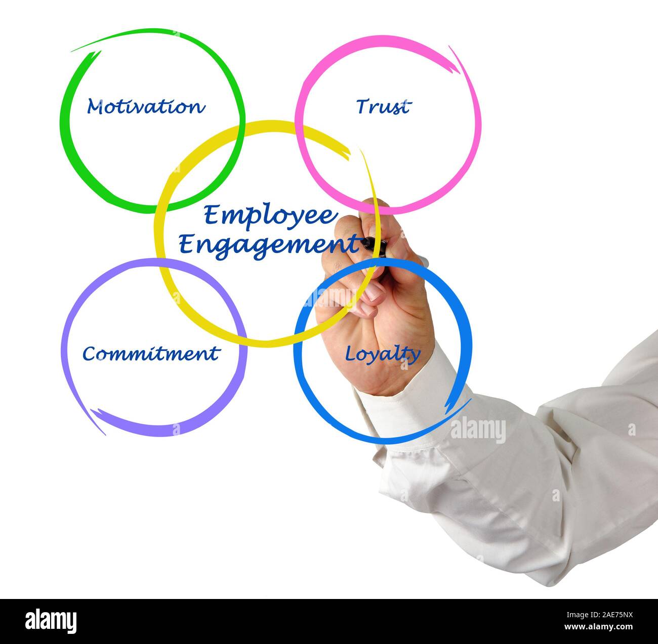 Employee commitment Cut Out Stock Images & Pictures - Alamy