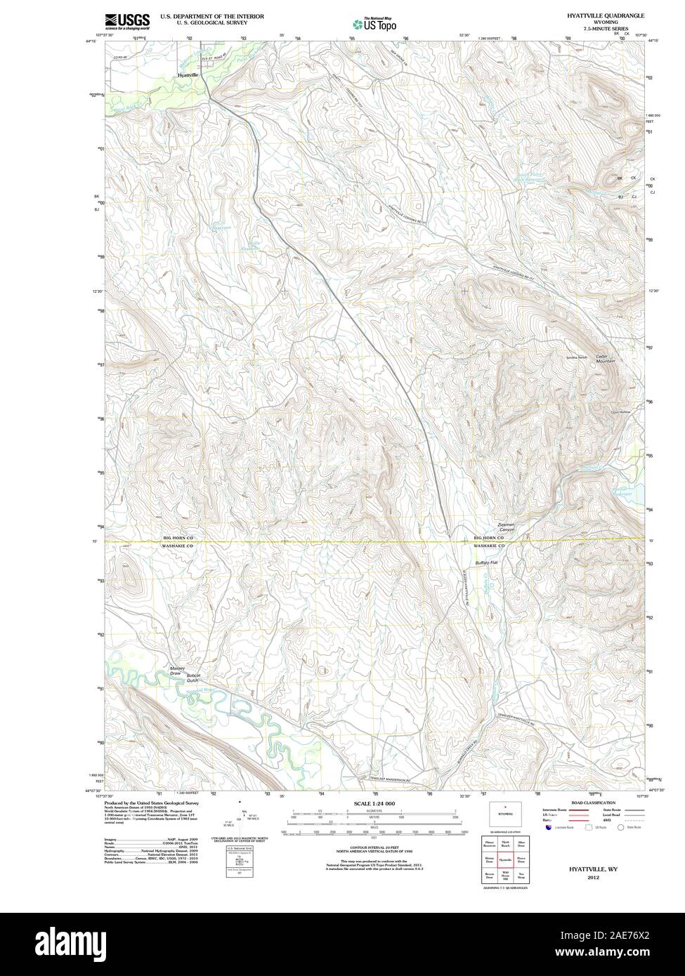 Map of hyattville Cut Out Stock Images & Pictures Alamy