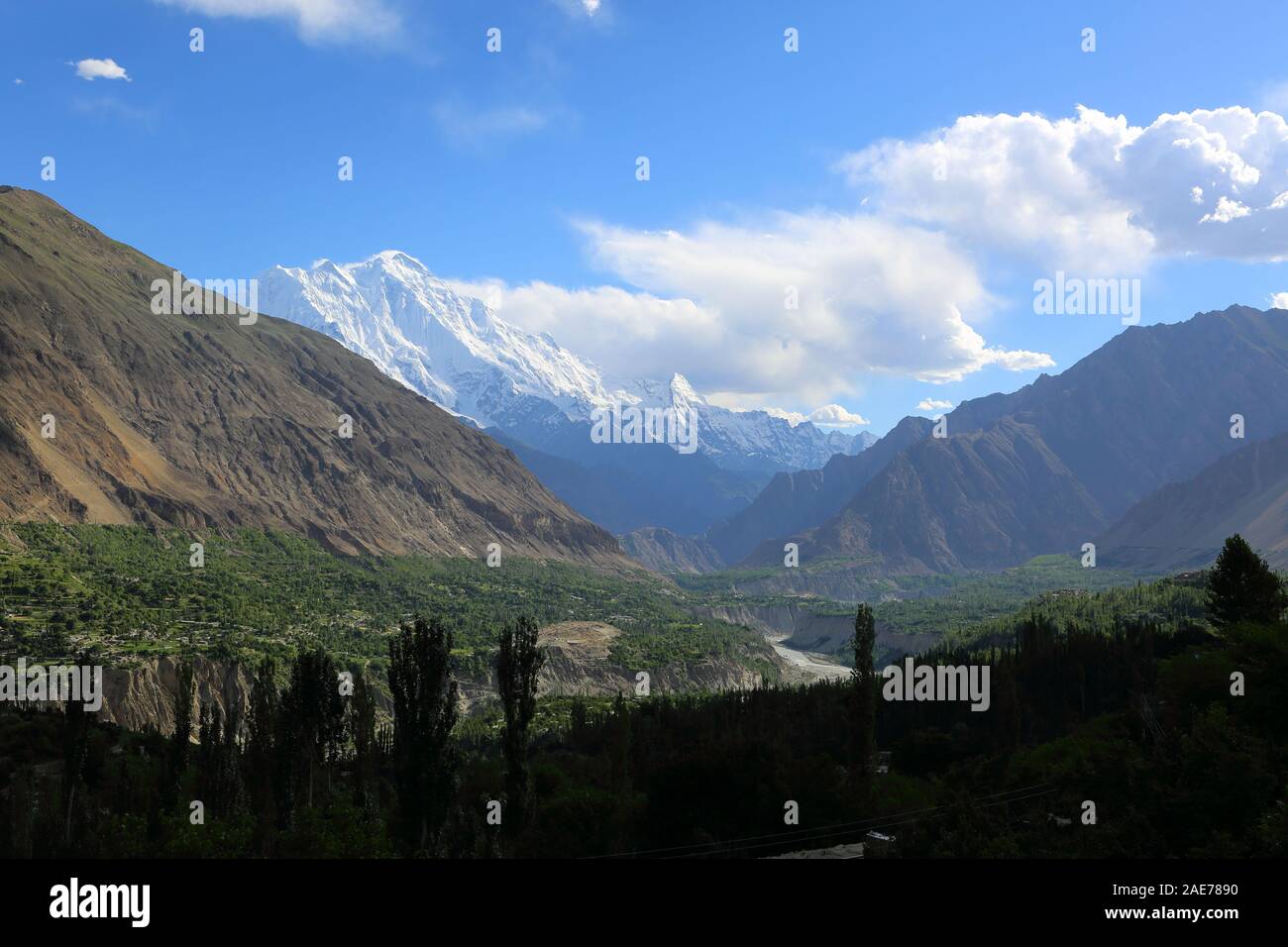 Hunza Valley, Gilgit Baltistan, Pakistan. Stock Photo