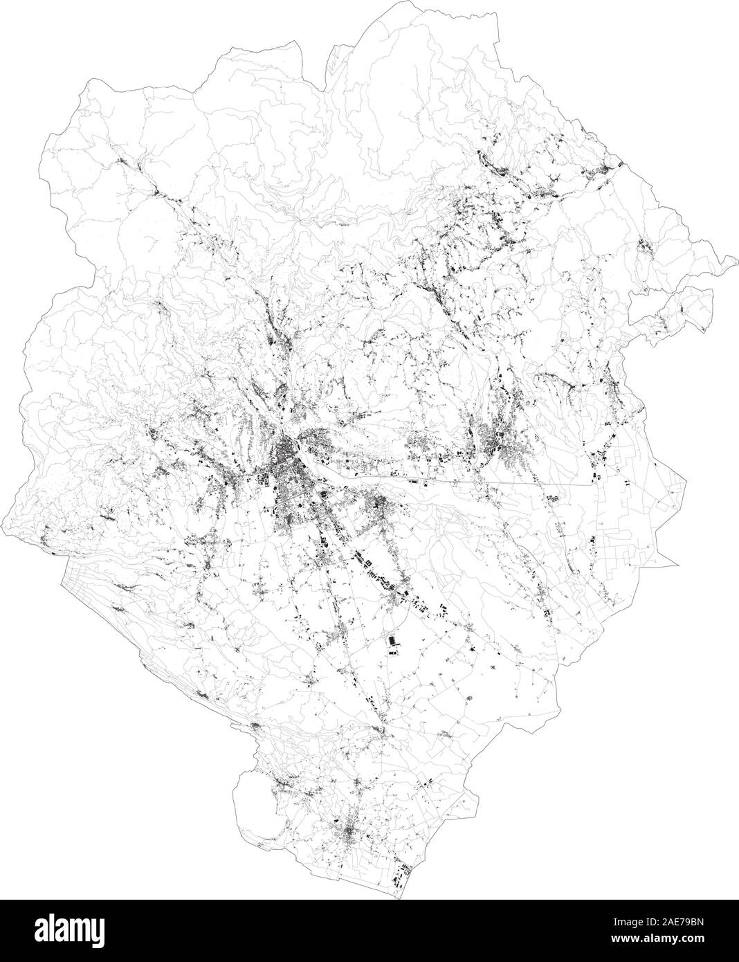Map of piedmont hires stock photography and images Alamy