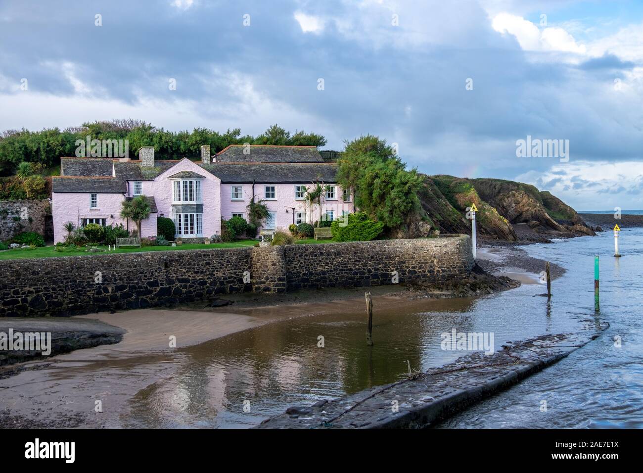 The Pink House Stock Photo - Alamy