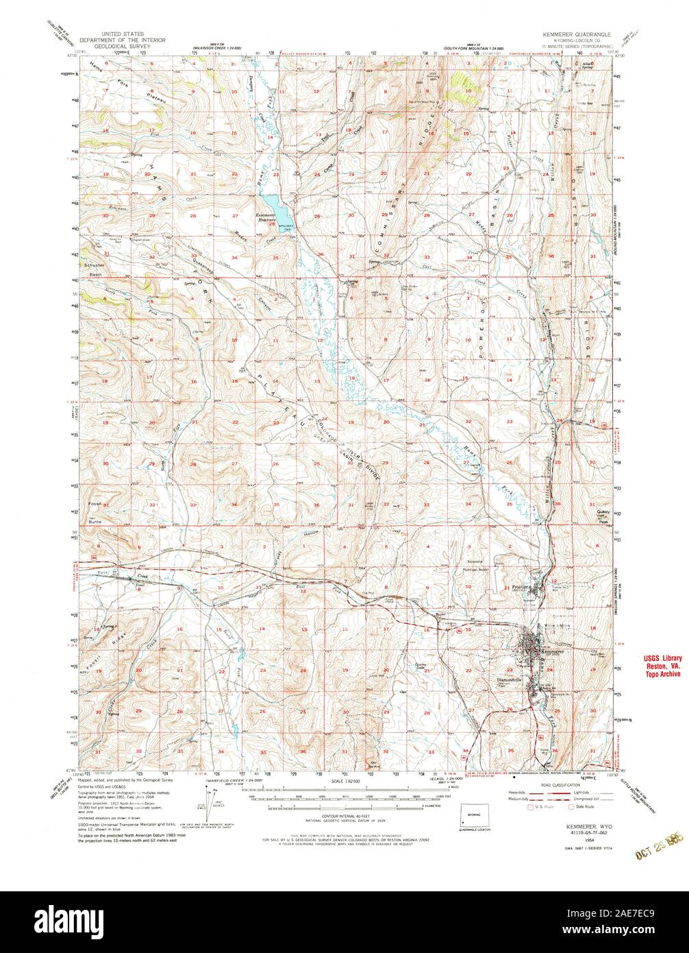 Kemmerer map Cut Out Stock Images & Pictures Alamy
