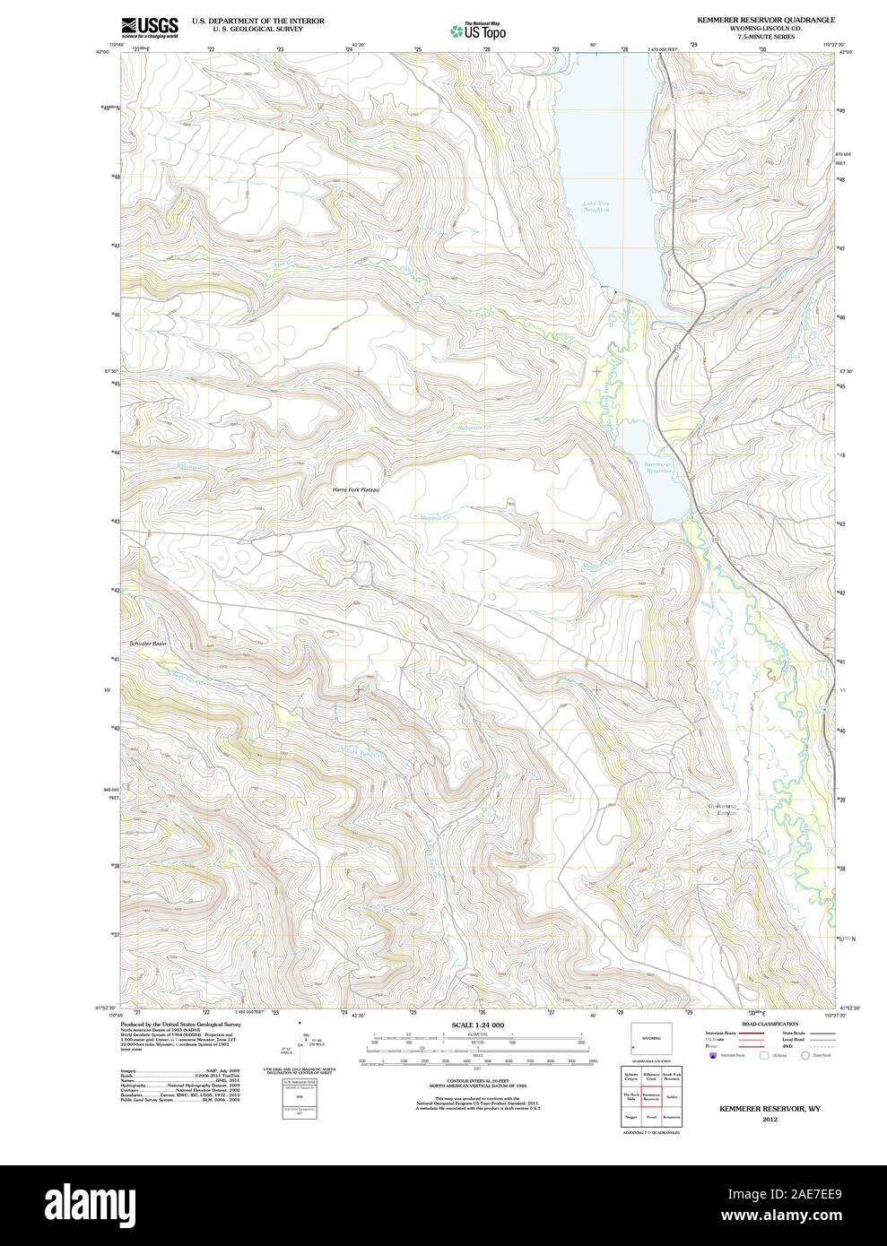 Kemmerer map hires stock photography and images Alamy