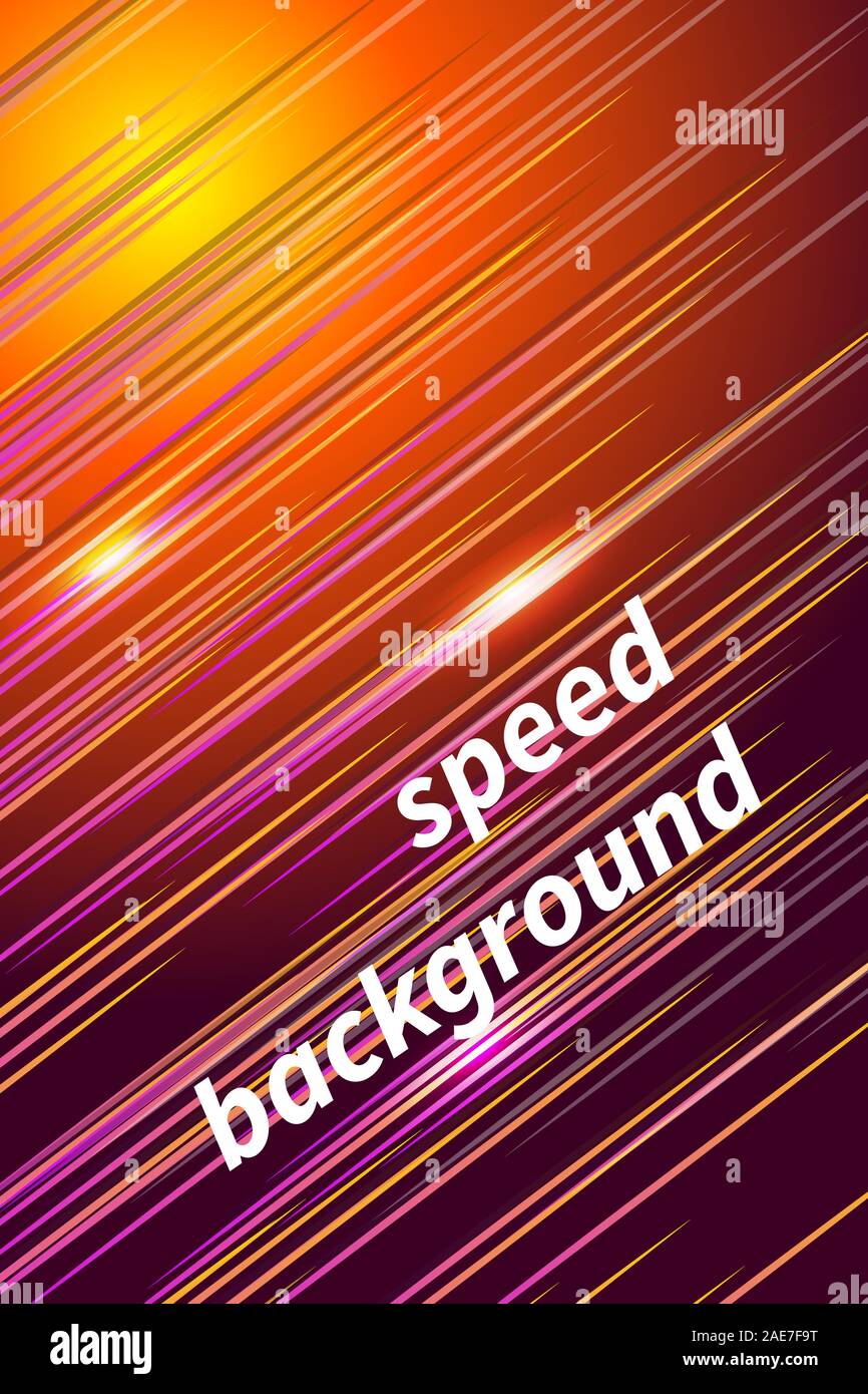 Speed background, digital line motion poster, energy vector pattern ...