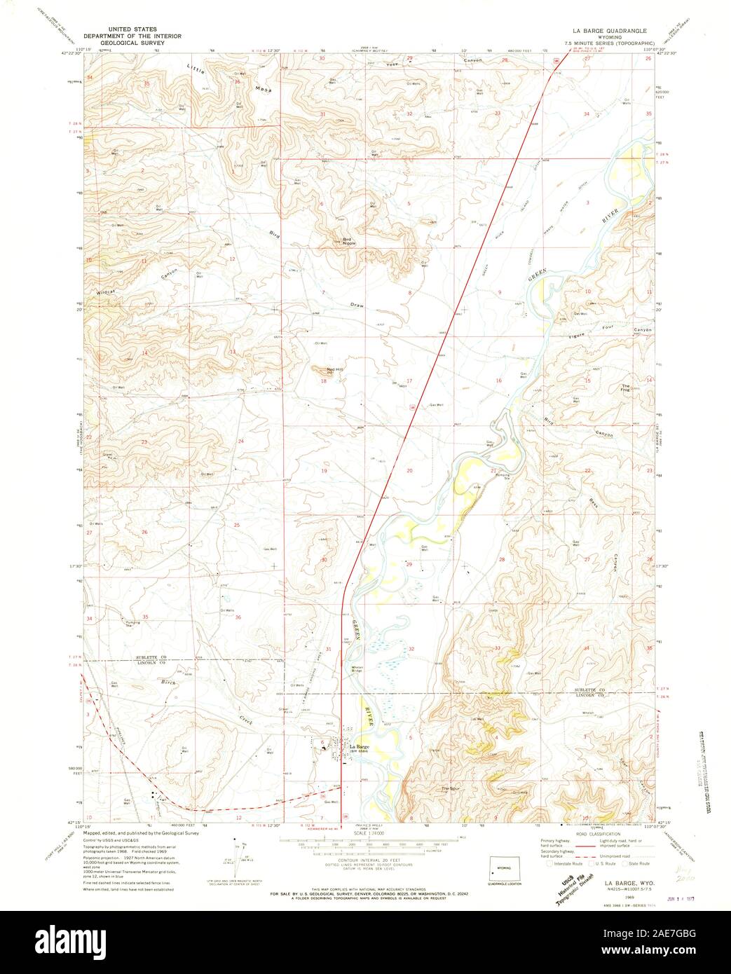 Map of la barge hires stock photography and images Alamy