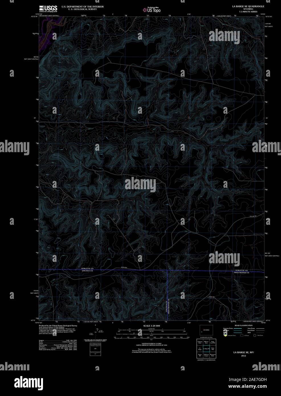 Map of la barge hires stock photography and images Alamy