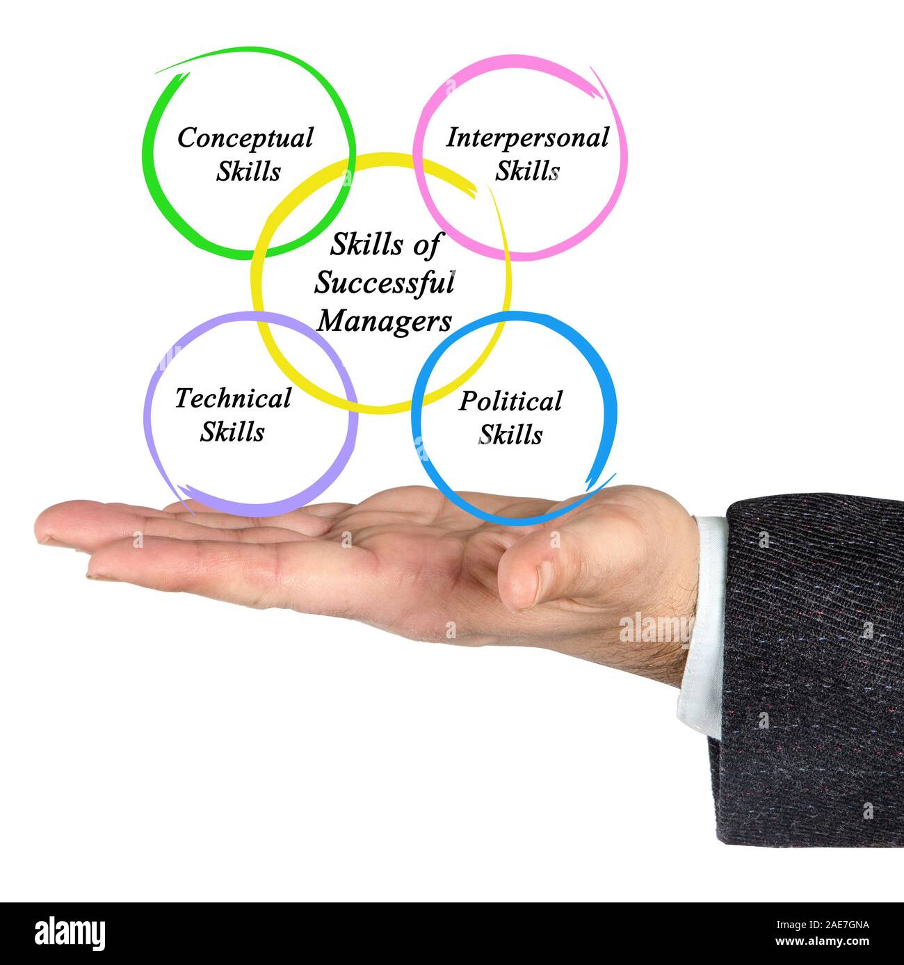 Skills of Successful Managers Stock Photo