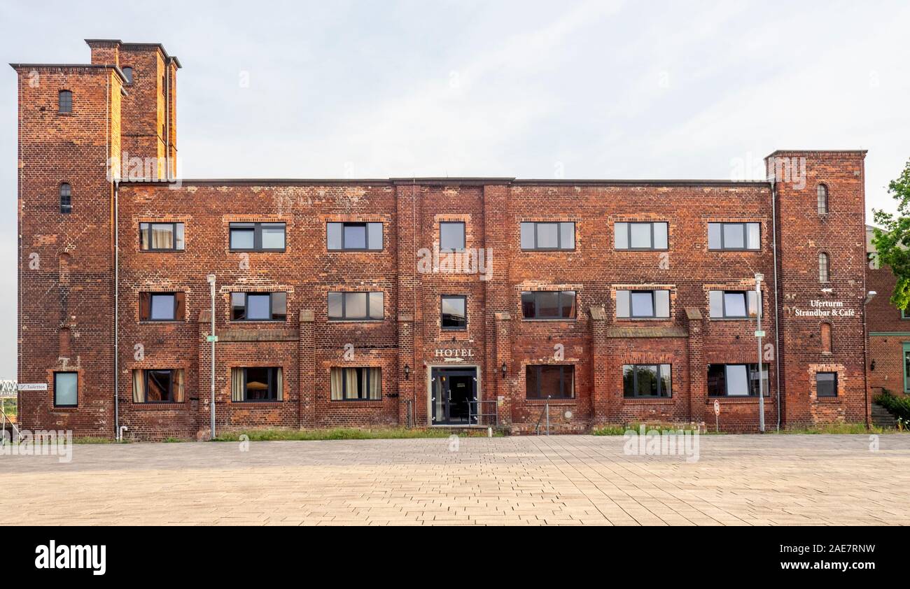 View of Heritage preservation adaptive reuse of former factory redeveloped as ...