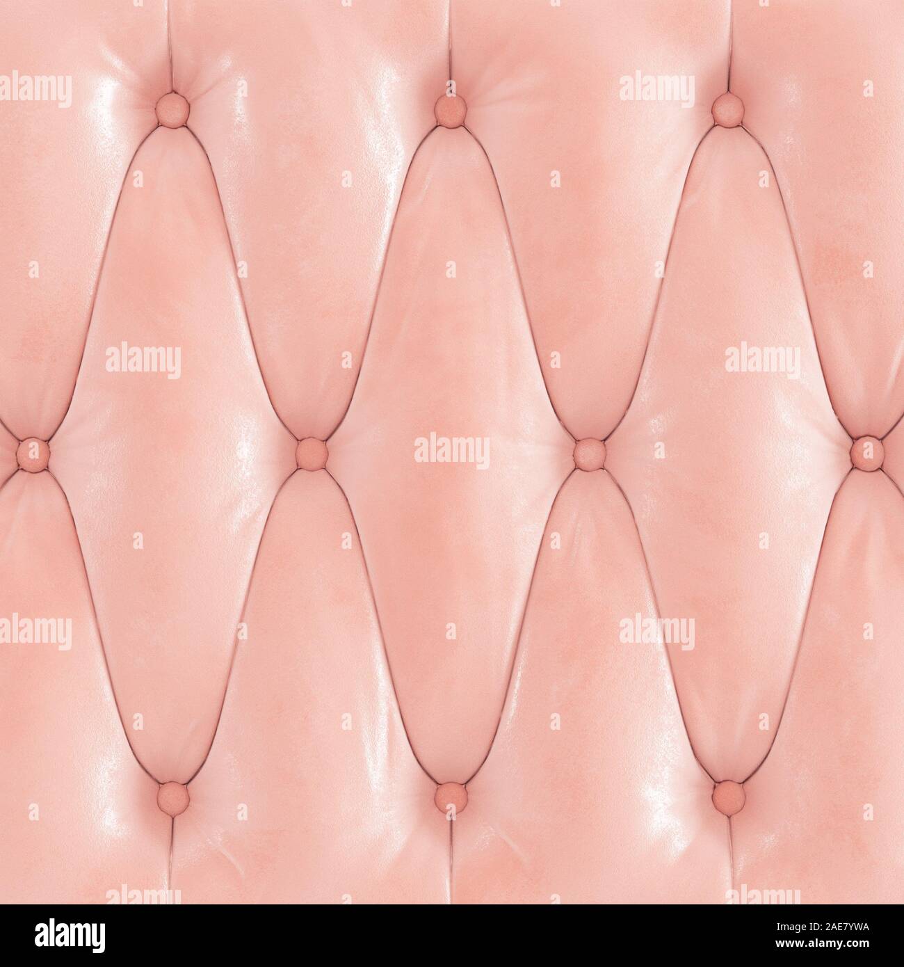 Quilted soft leather pink panel. 3d rendering Stock Photo