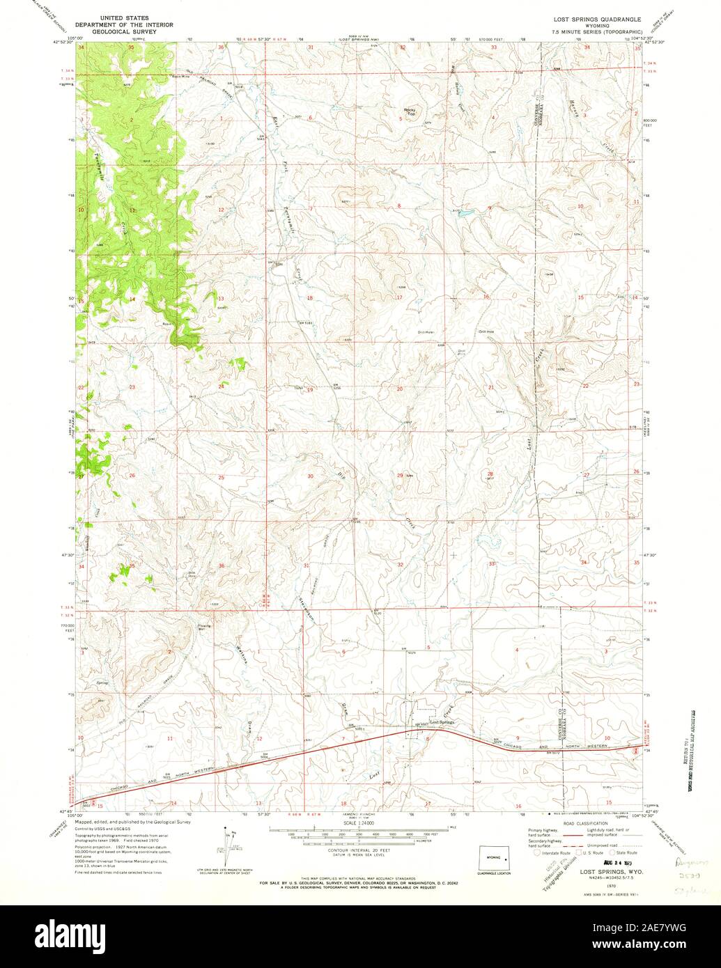 Map of lost springs hires stock photography and images Alamy