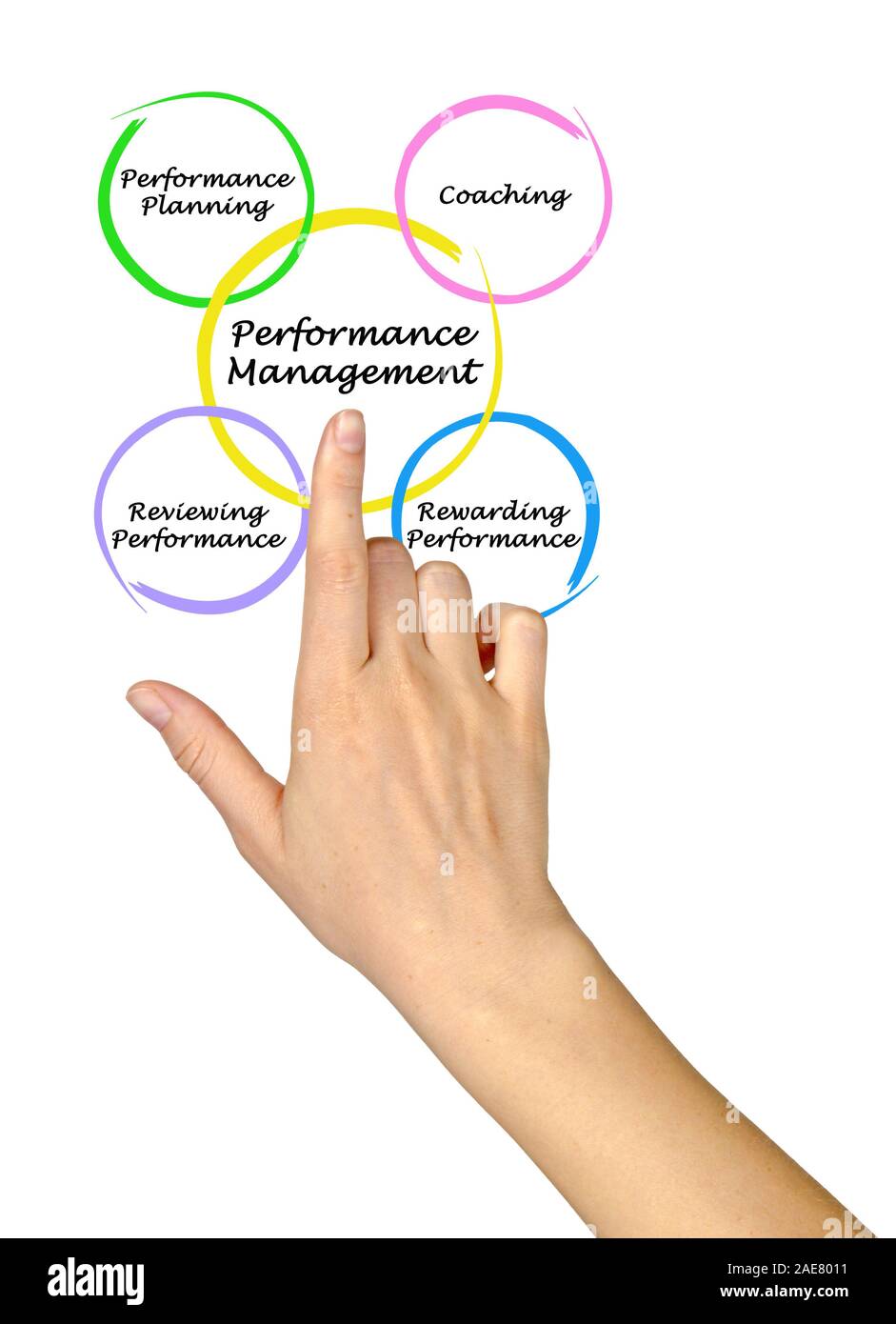 Diagram of Performance Management Stock Photo - Alamy