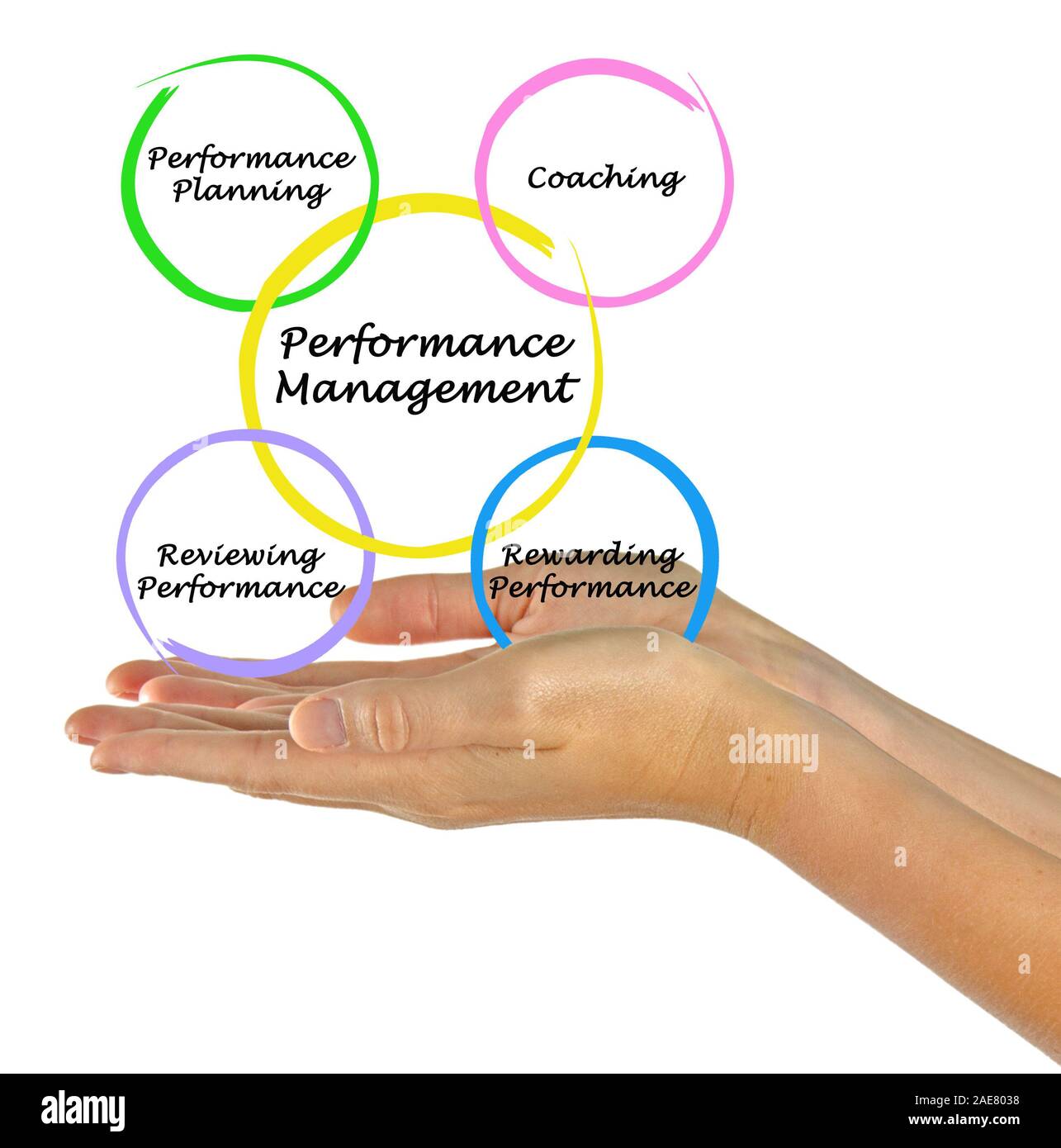 Diagram of Performance Management Stock Photo - Alamy