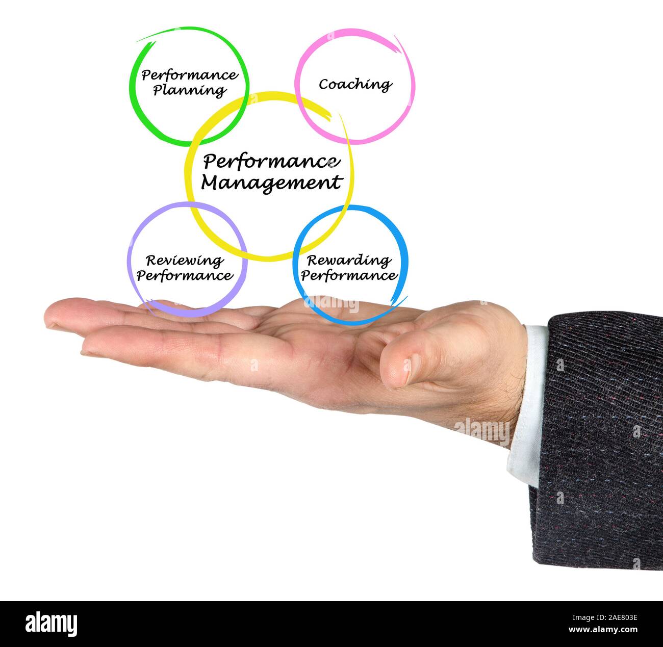 Diagram of Performance Management Stock Photo - Alamy
