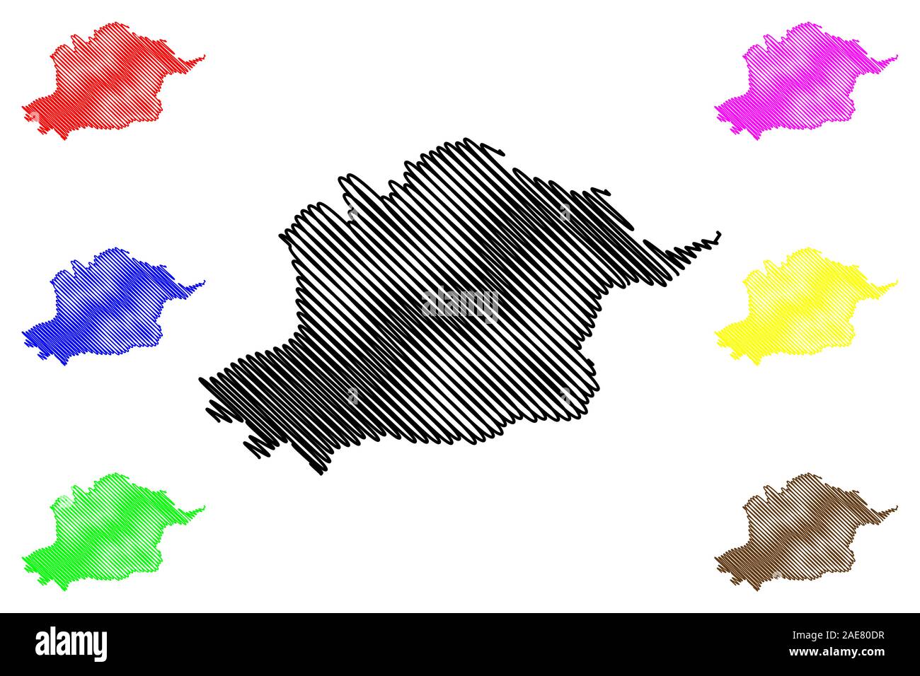 Osh Region (Kyrgyz Republic, Kirghizia, Regions of Kyrgyzstan) map ...
