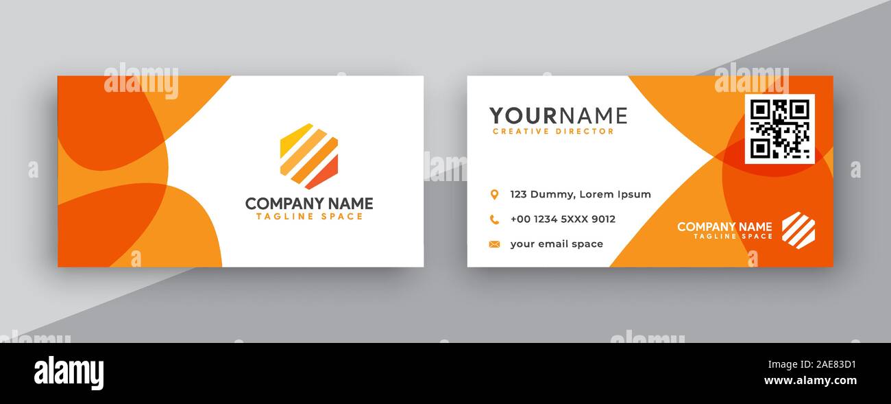 Premium Vector  Blank design business card template