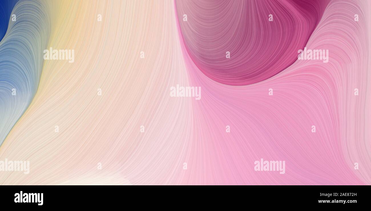 curvy background illustration with baby pink, moderate pink and teal ...