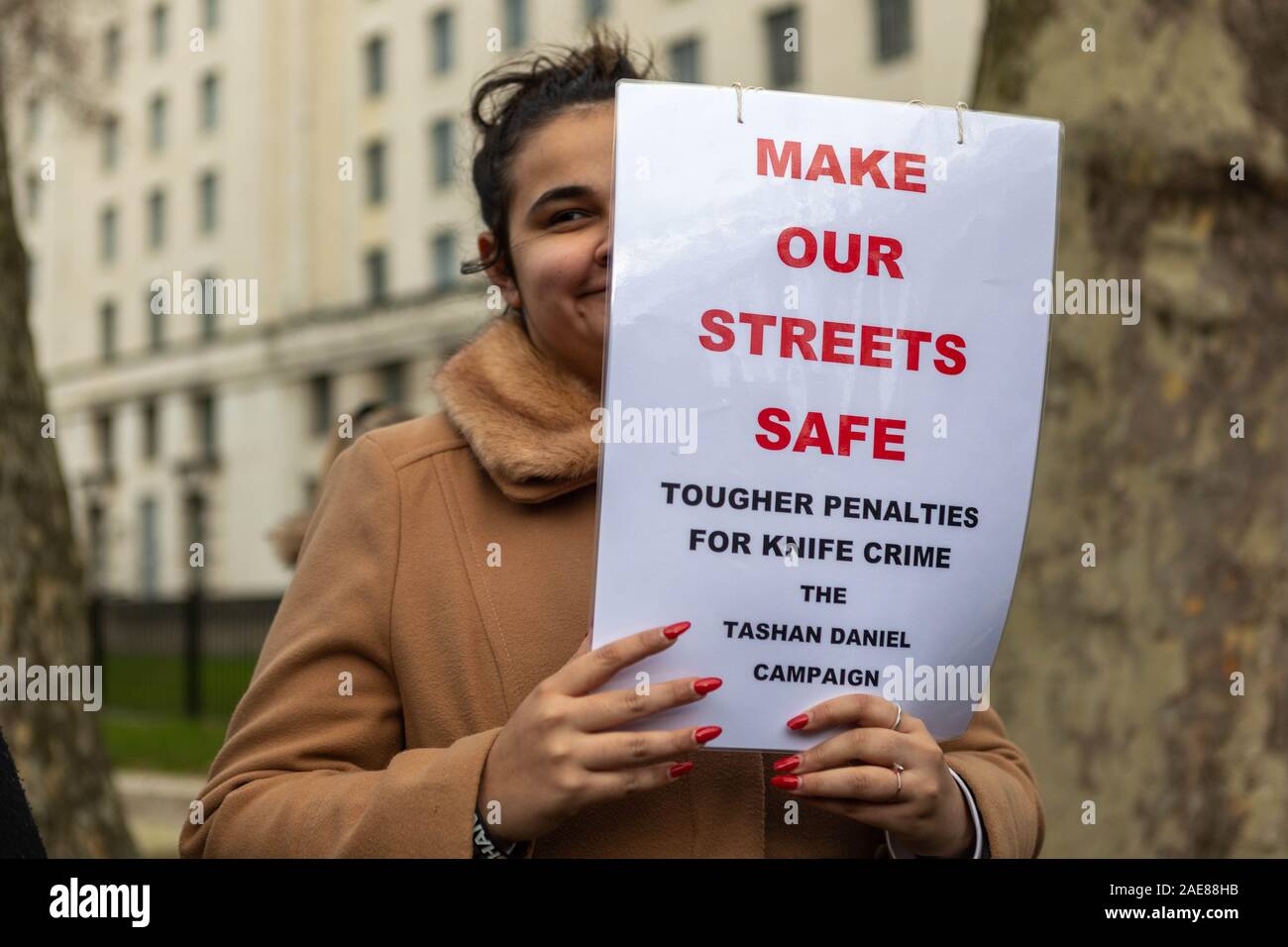 7th Dec 2019 Richmond Terrace London A Rally Following A March From Marble Arch For Tashan Daniel Who Was Murdered On His Way To An Arsenal Football Match With His Friends They