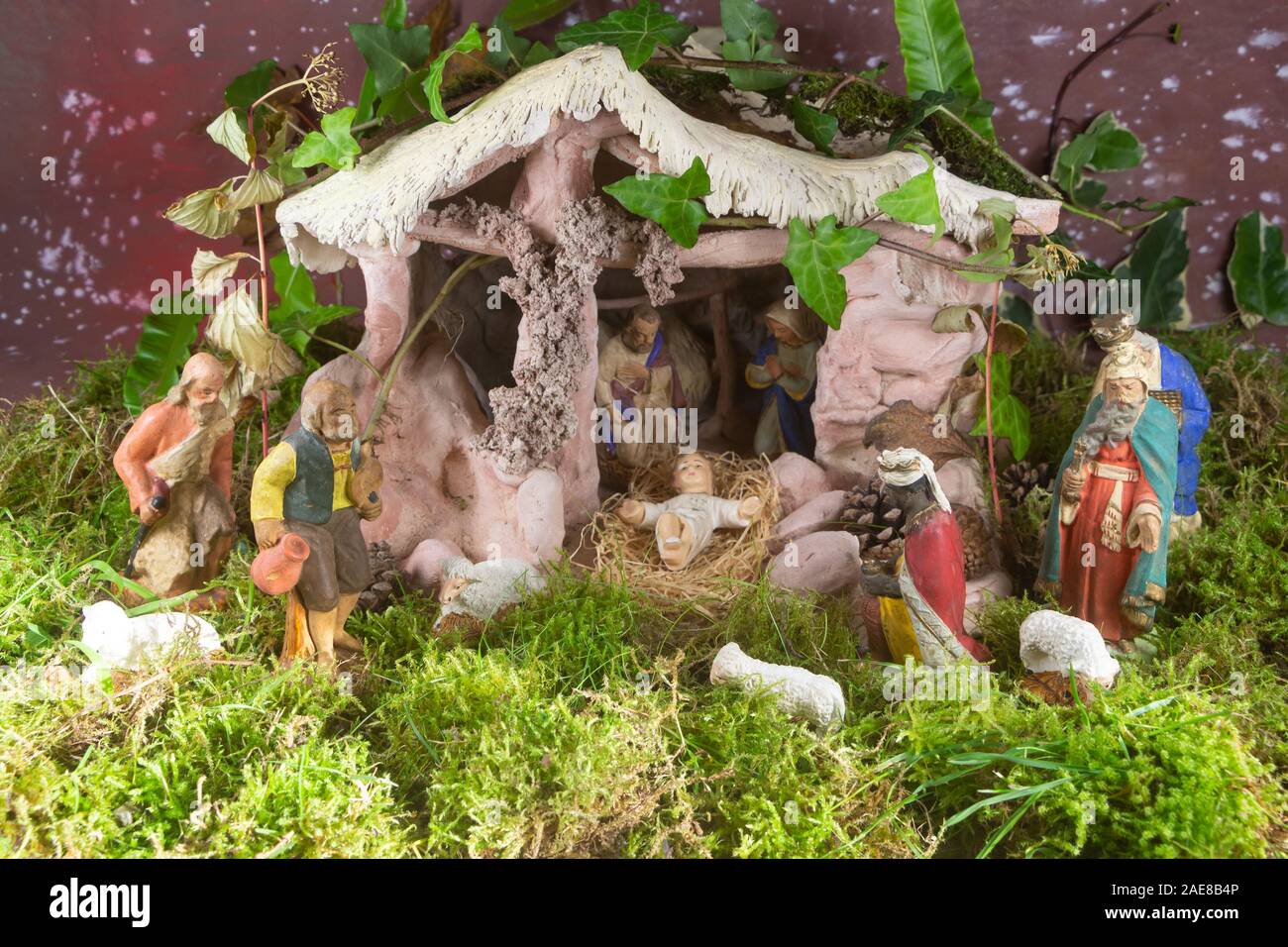 Christmas crib the shepherd hires stock photography and images Alamy