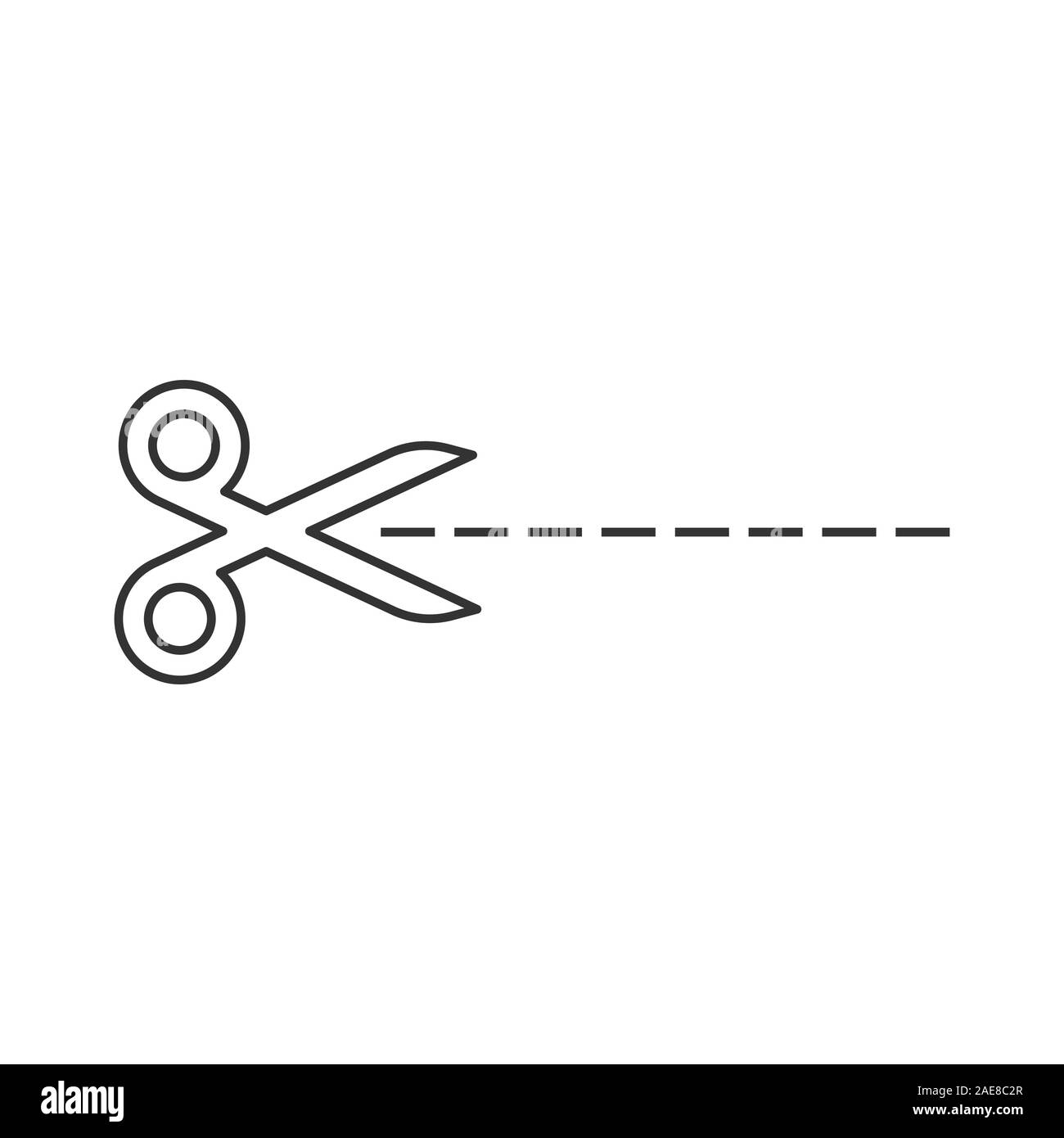 scissor cut