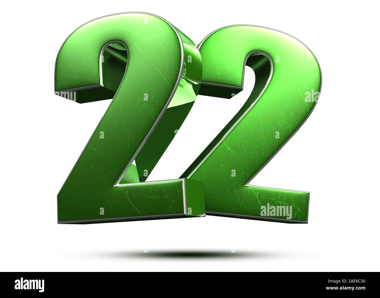 Card number 22 Cut Out Stock Images Pictures Alamy