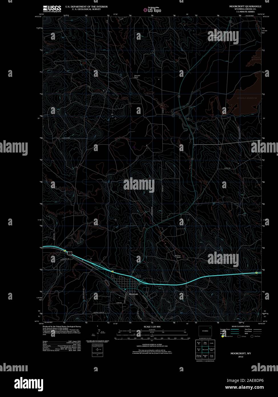 Map of moorcroft hires stock photography and images Alamy