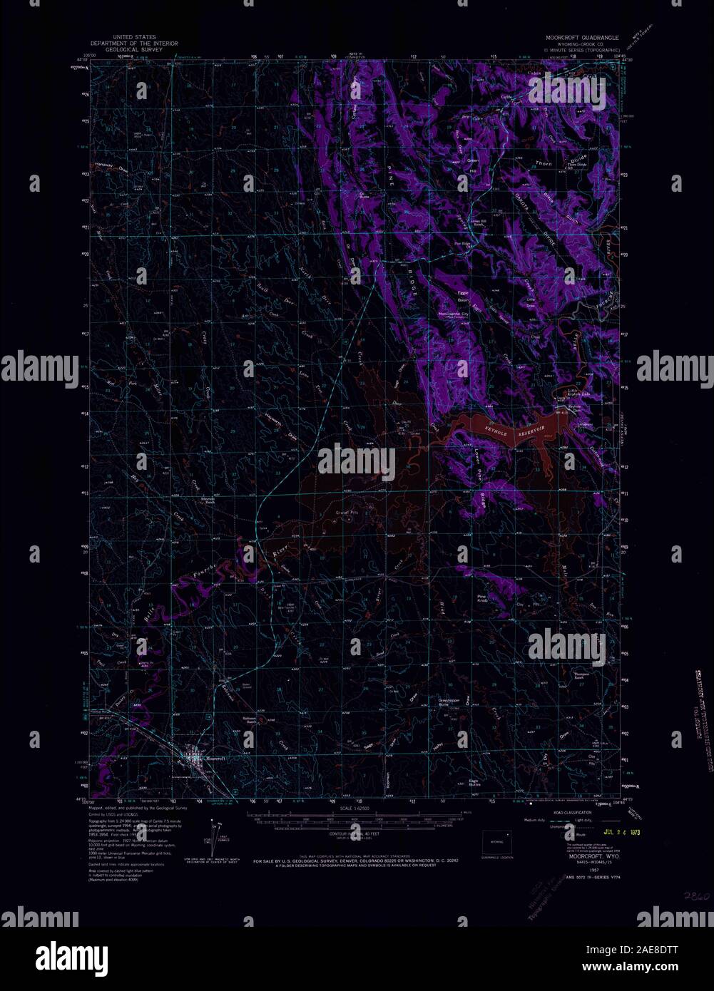 Map of moorcroft hires stock photography and images Alamy