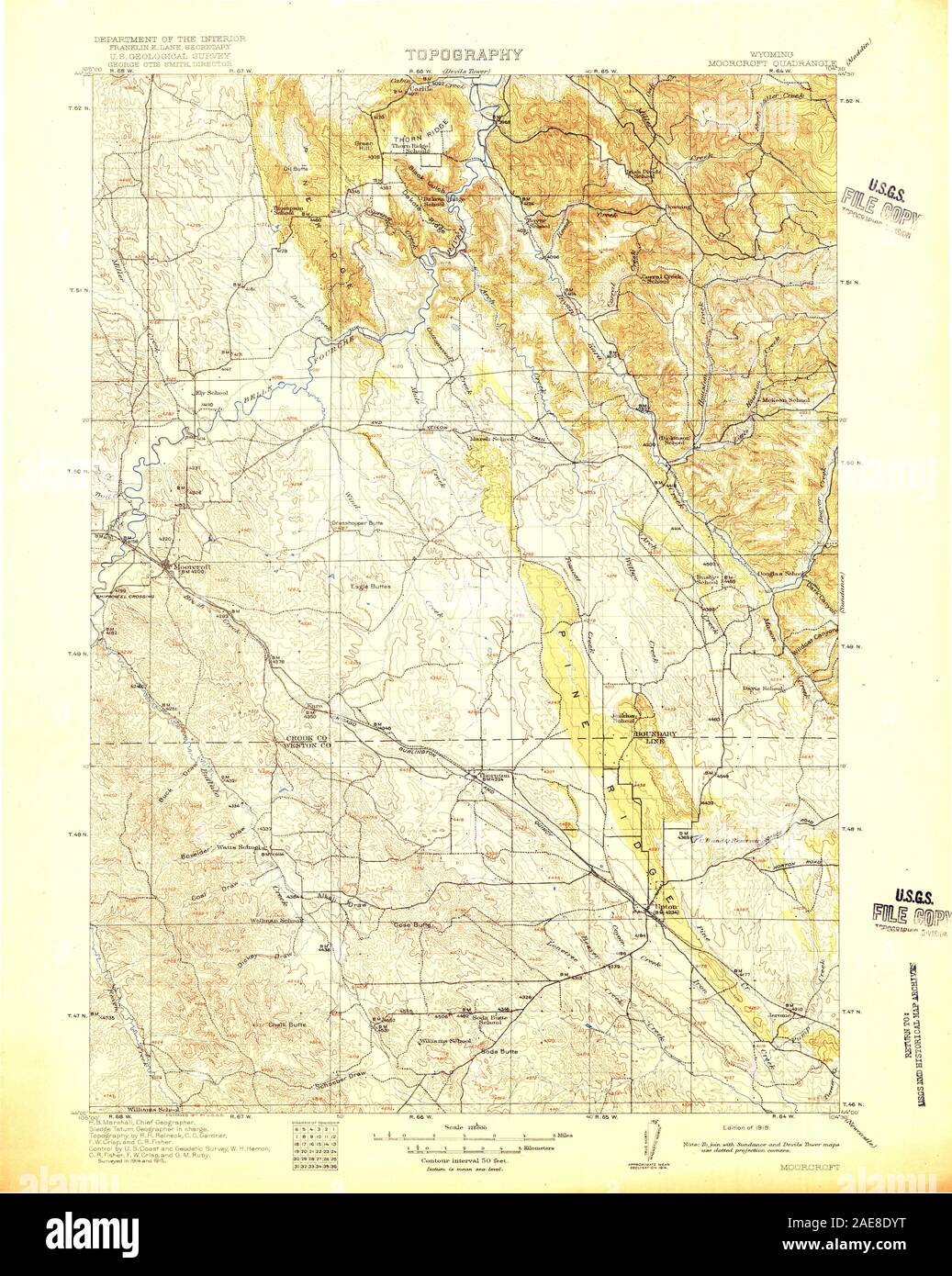 Map of moorcroft hires stock photography and images Alamy