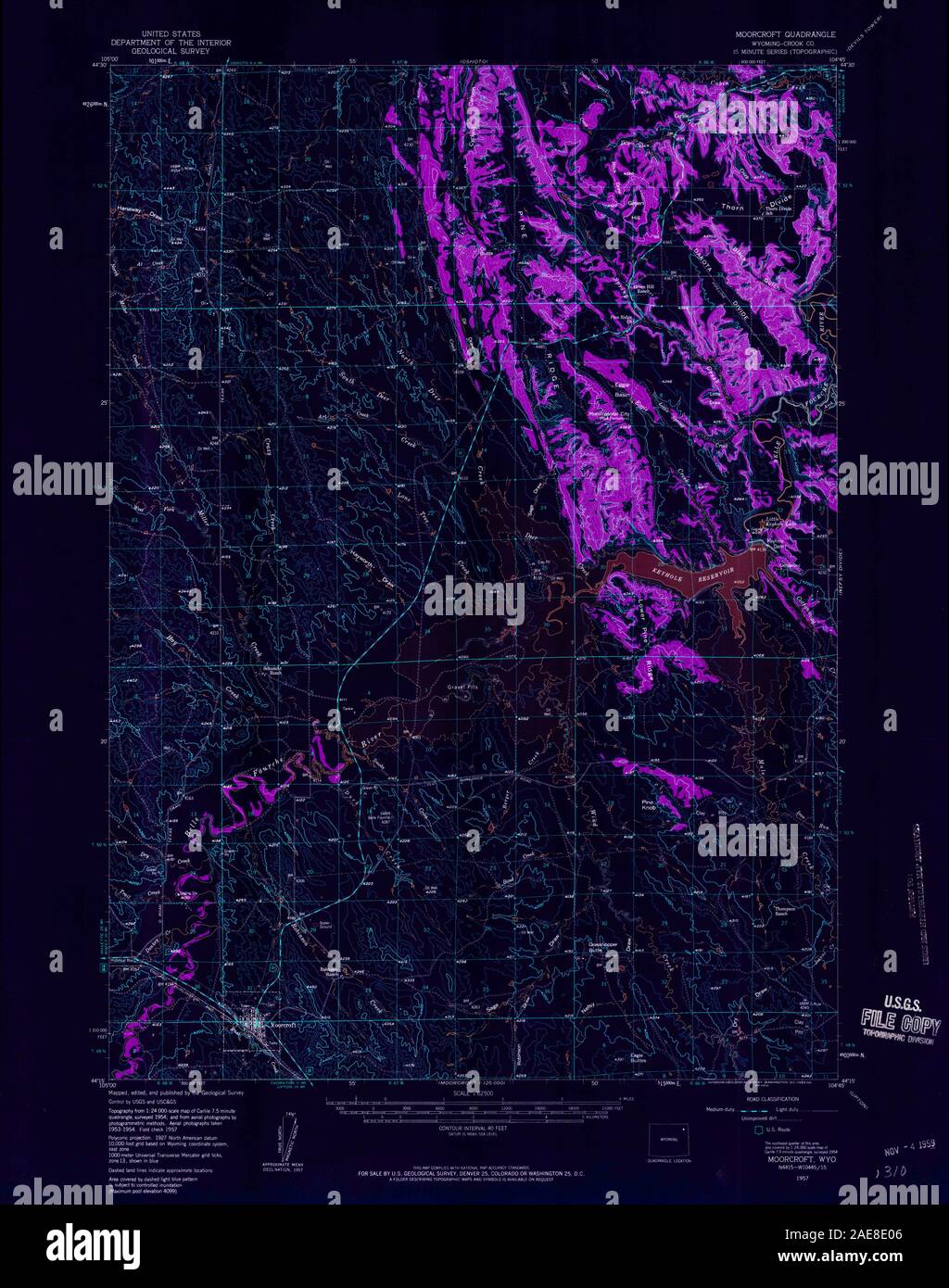 Map of moorcroft hires stock photography and images Alamy