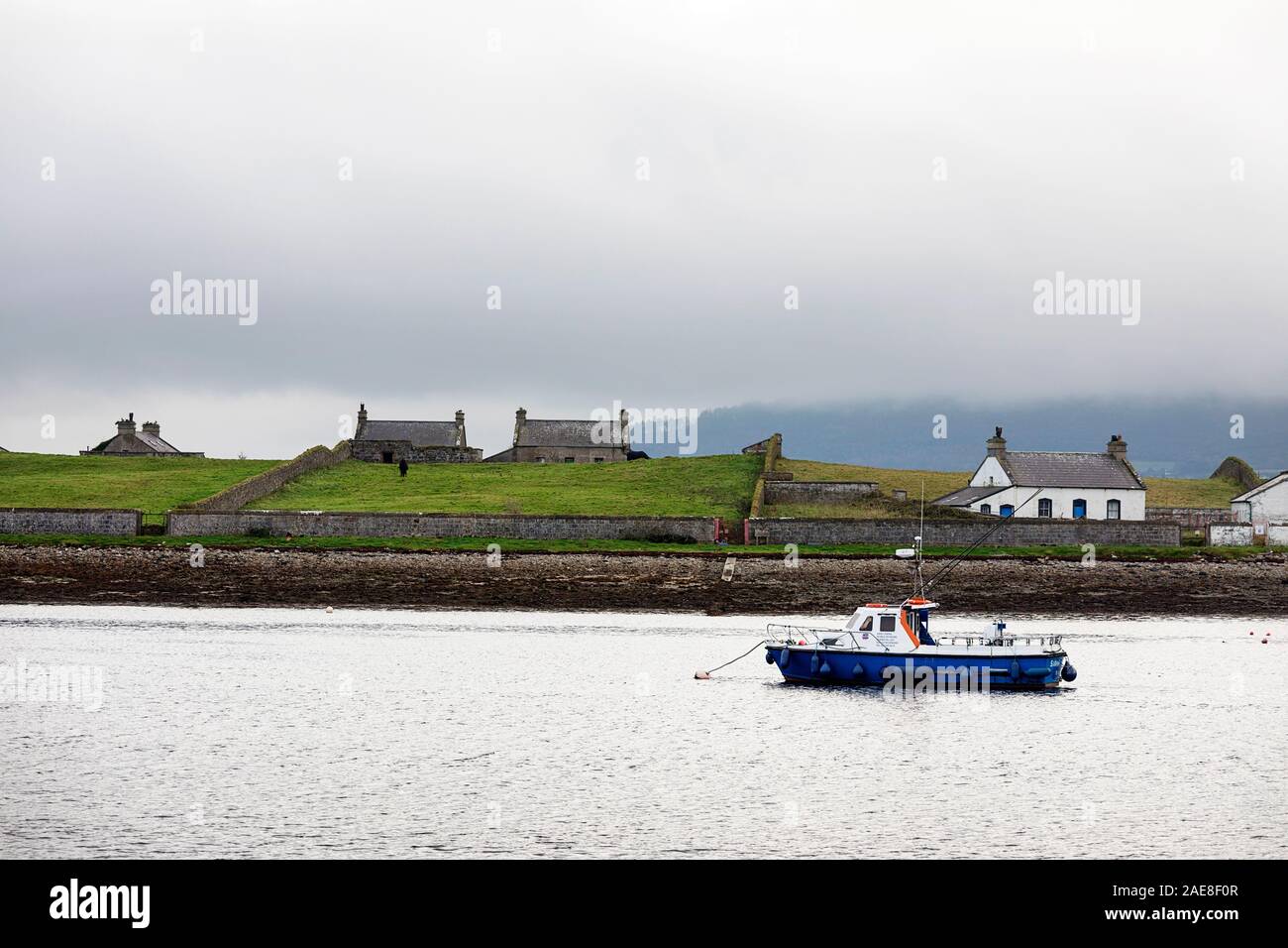 Lighthouse on Oyster Island Rosses Point, County Sligo Ireland Stock ...