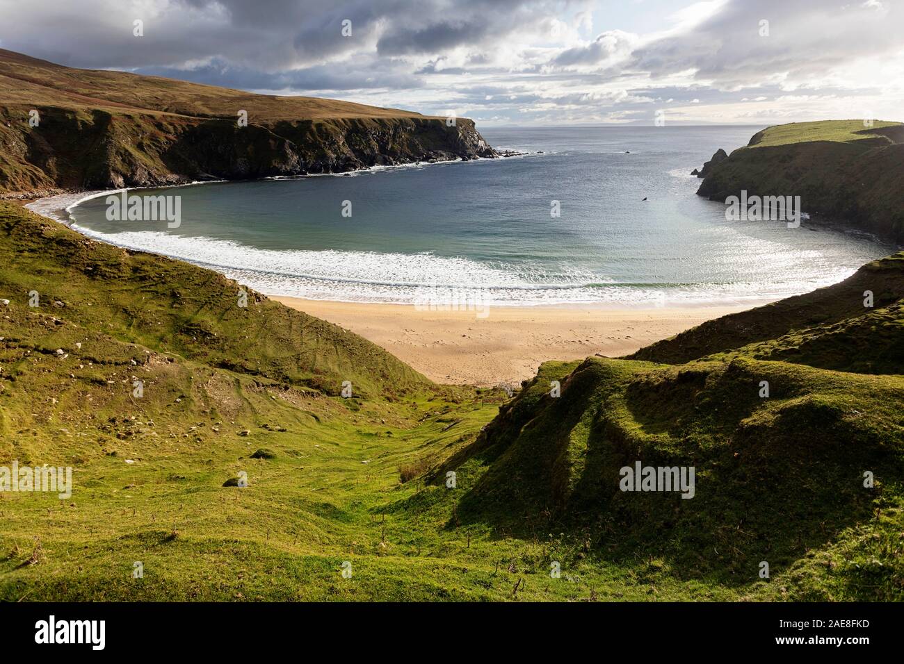 Silver Strand Beach at Malinbeg in Southwest County Donegal, Republic