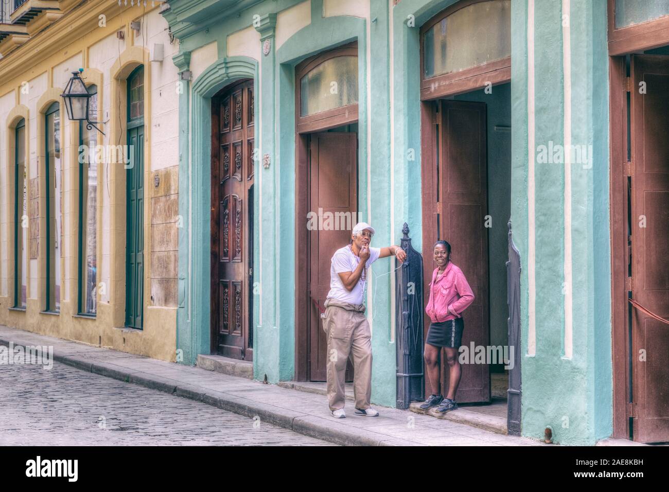 Old Havana, Cuba, North America Stock Photo